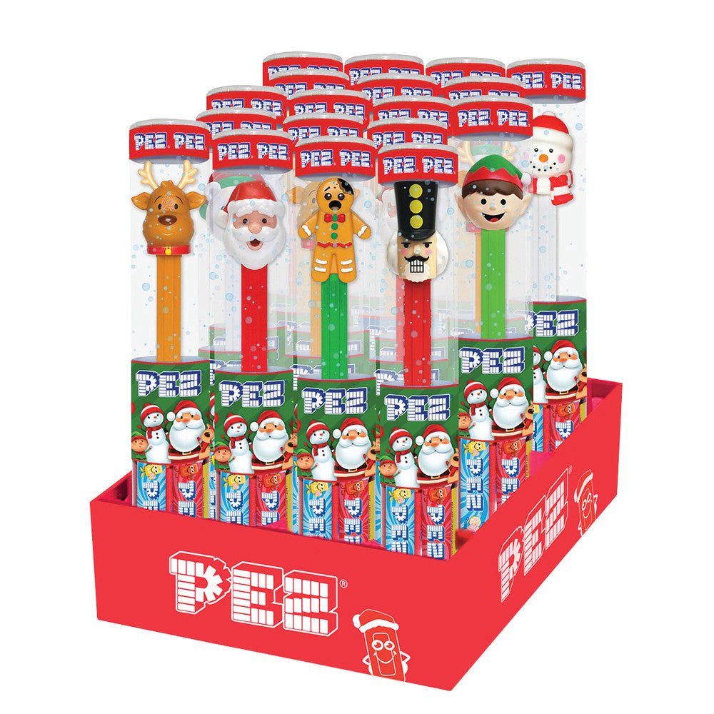 Wholesale Pez Christmas Cane Assortment 3.6 Oz Tube-18ct Case Bulk