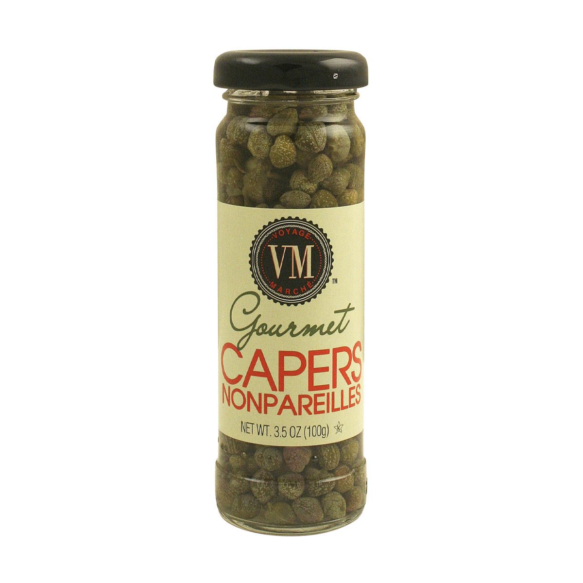 Wholesale Voyage-Marche Gourmet Nonpareilles Capers 3.5 oz Jar-12ct Case Bulk