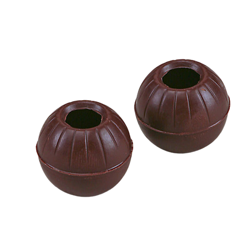 Wholesale Valrhona Dark Chocolate Truffle Shells-1ct Case Bulk