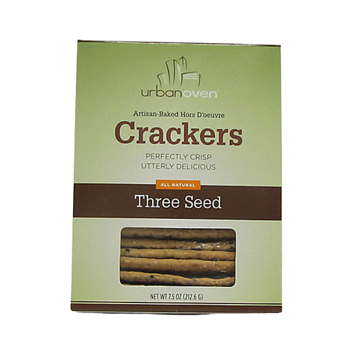 Wholesale Urban Oven Three Seed Crackers 7.5 oz Box-12ct Case Bulk