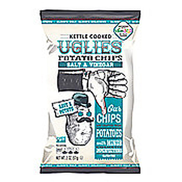 Wholesale Uglies Salt & Vinegar Kettle Chips 2 oz Bag-24ct Case Bulk