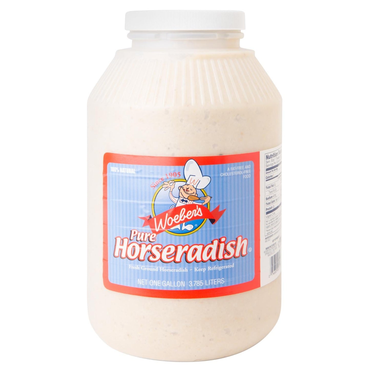 Wholesale Woeber Pure Horseradish 1 GAL-4ct Case Bulk