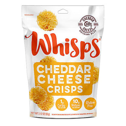 Wholesale Cello® Whisps® Cheddar Cheese Crisps 2.12 oz- Bulk