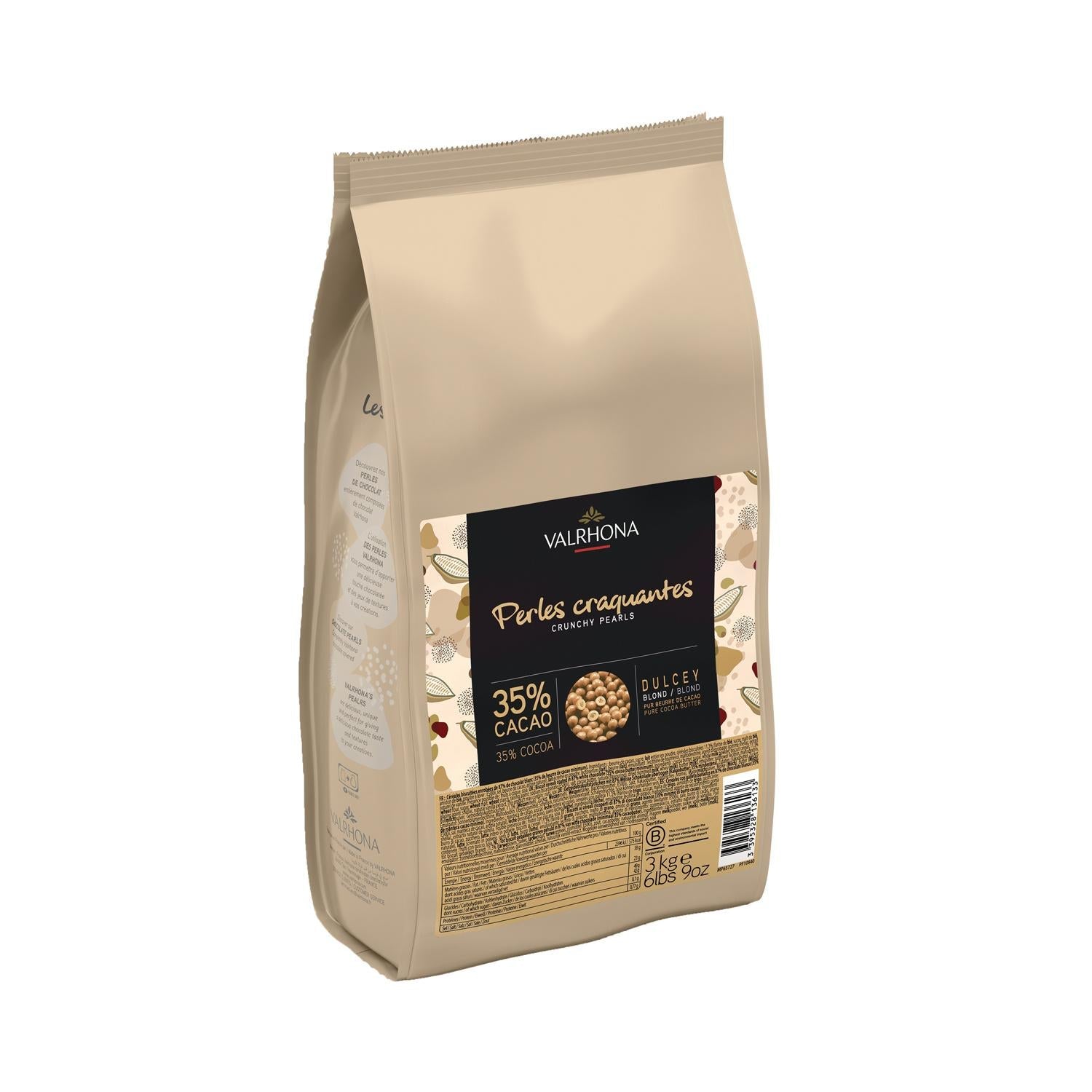 Wholesale Valrhona Crunchy Pearls Les Pearls Chocolate 3 kg- Bulk