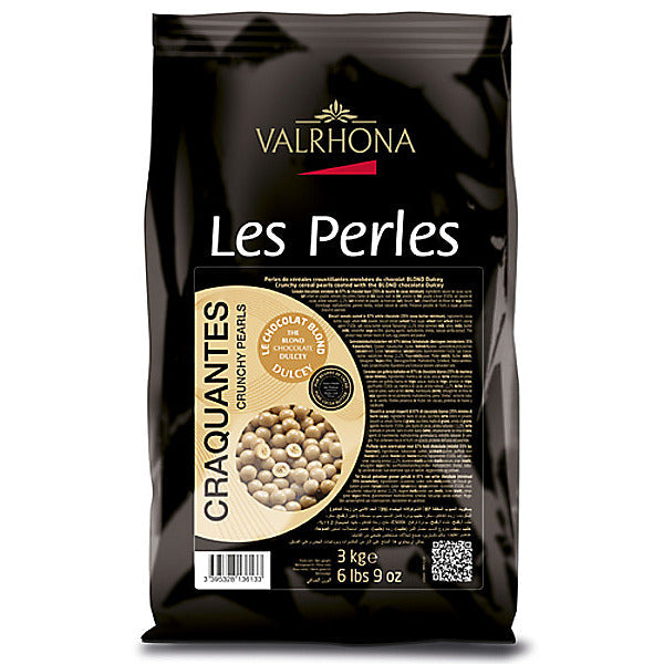 Wholesale Valrhona Crunchy Pearls Les Pearls Chocolate 3 kg-1ct Case Bulk