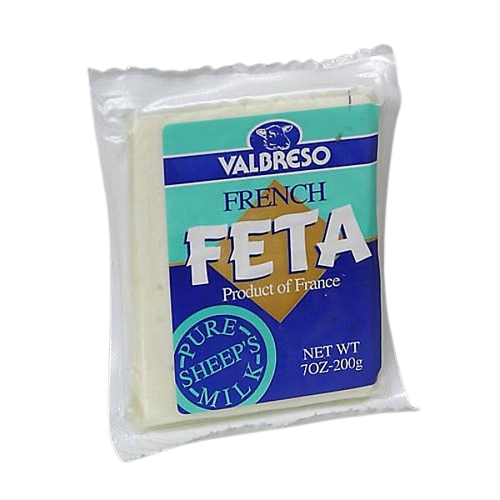 Valbreso Feta Cryovac 7 oz Packet