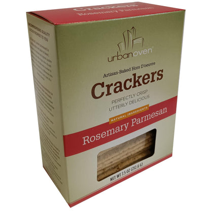 Wholesale Urban Oven Rosemary Parmesan Cracker 7.5 oz Box- Bulk