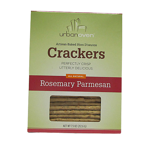 Wholesale Urban Oven Rosemary Parmesan Cracker 7.5 oz Box-12ct Case Bulk