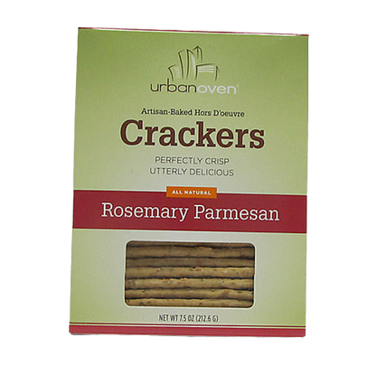 Wholesale Urban Oven Rosemary Parmesan Cracker 7.5 oz Box-12ct Case Bulk