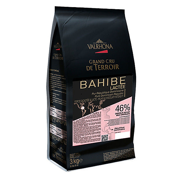 Wholesale Valrhona Grand Cru de Terroir Bahibe Lactee 6.6 lb Bag-1ct Case Bulk