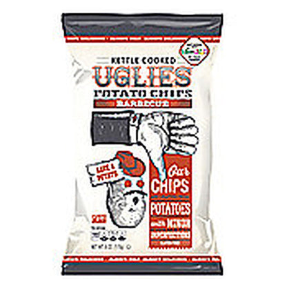 Wholesale Uglies Barbecue Kettle Chips 6 oz Bag-12ct Case Bulk