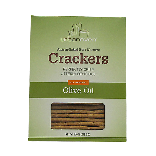Wholesale Urban Oven Olive Oil with Sea Salt Crackers 7.5 oz Case-12ct Case Bulk