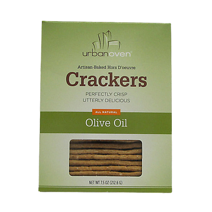 Wholesale Urban Oven Olive Oil with Sea Salt Crackers 7.5 oz Case-12ct Case Bulk