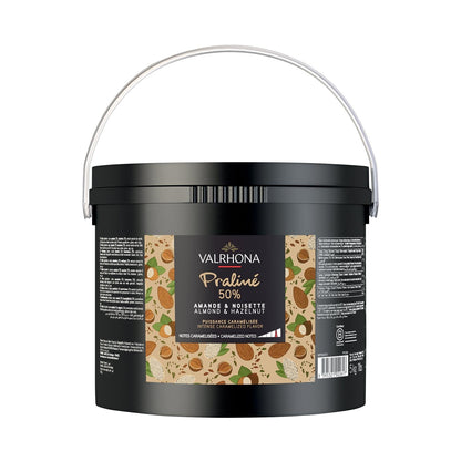 Wholesale Valrhona 50% Almond-Hazelnut Praline Paste 5 kg- Bulk