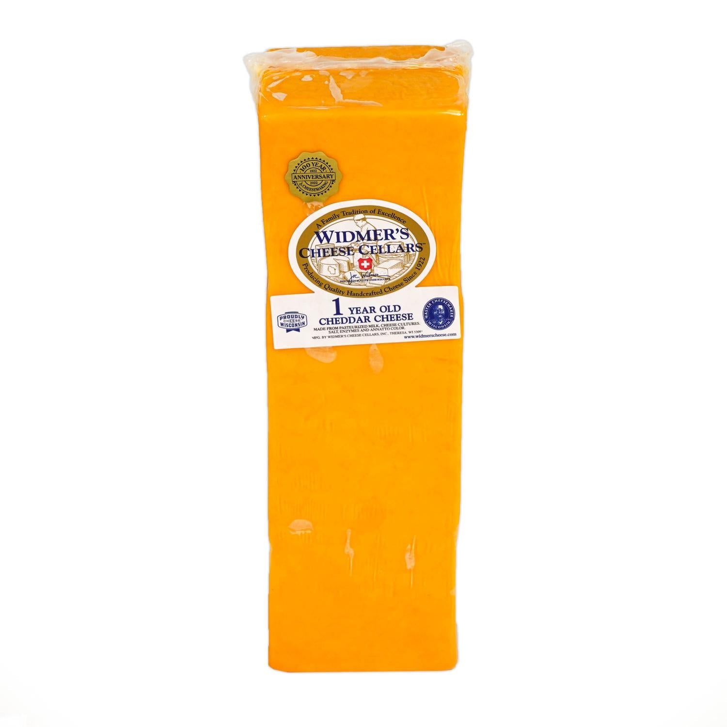 Wholesale Widmer's Cheese Cellars Cheddar Aged 1 Year 10 lbs-2ct Case Bulk