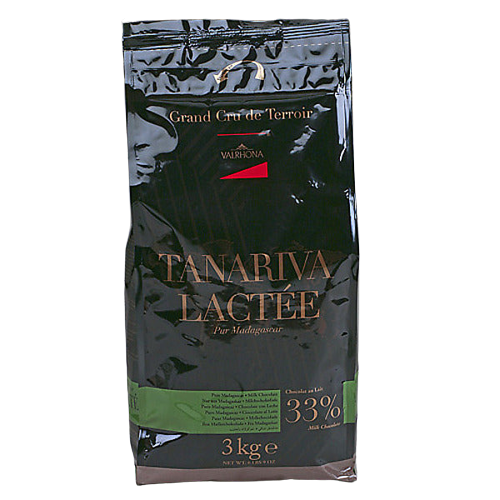 Valrhona Tanariva 34% Milk Chocolate Feves 3 kg