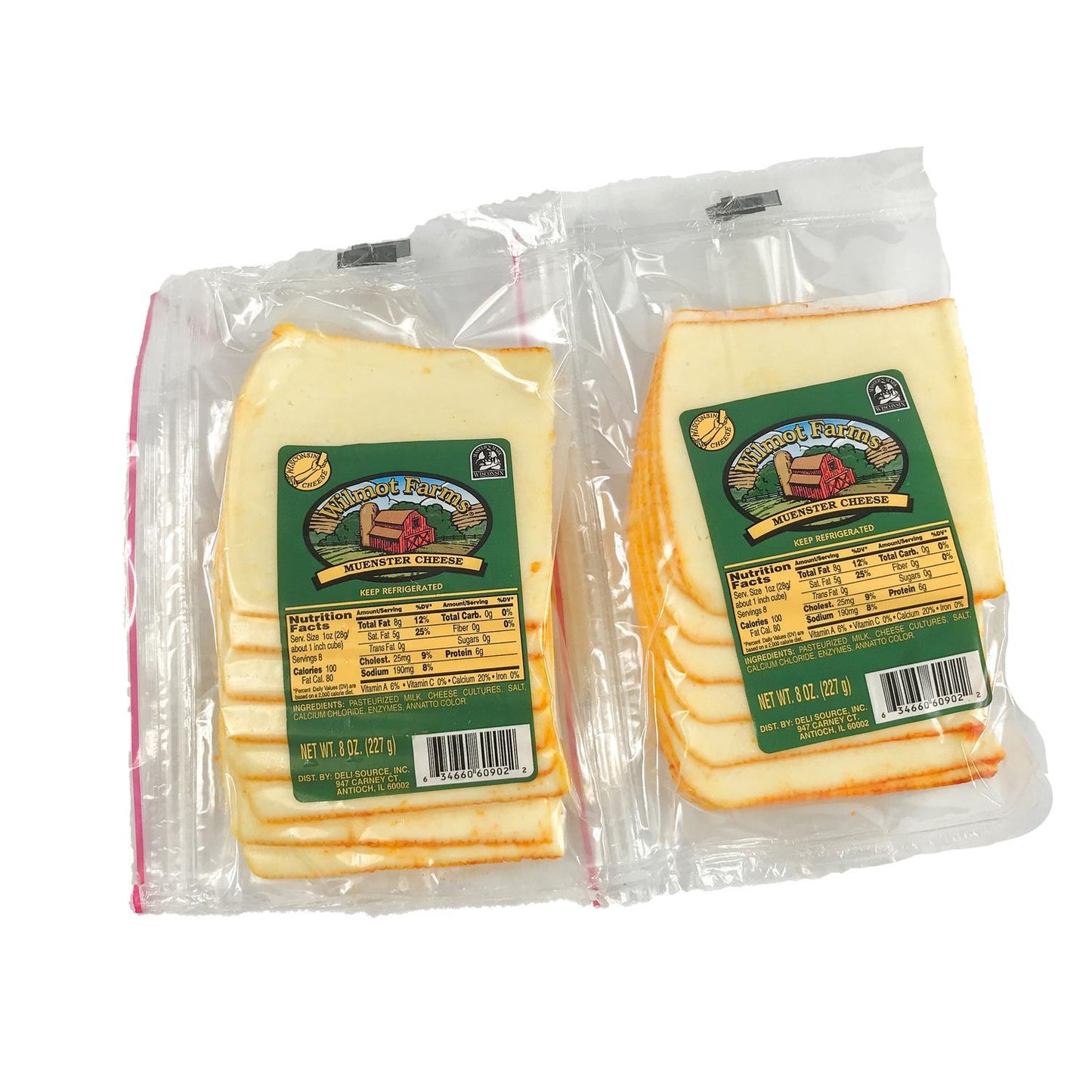 Wholesale Wilmot Sliced Muenster 8 oz-12ct Case Bulk