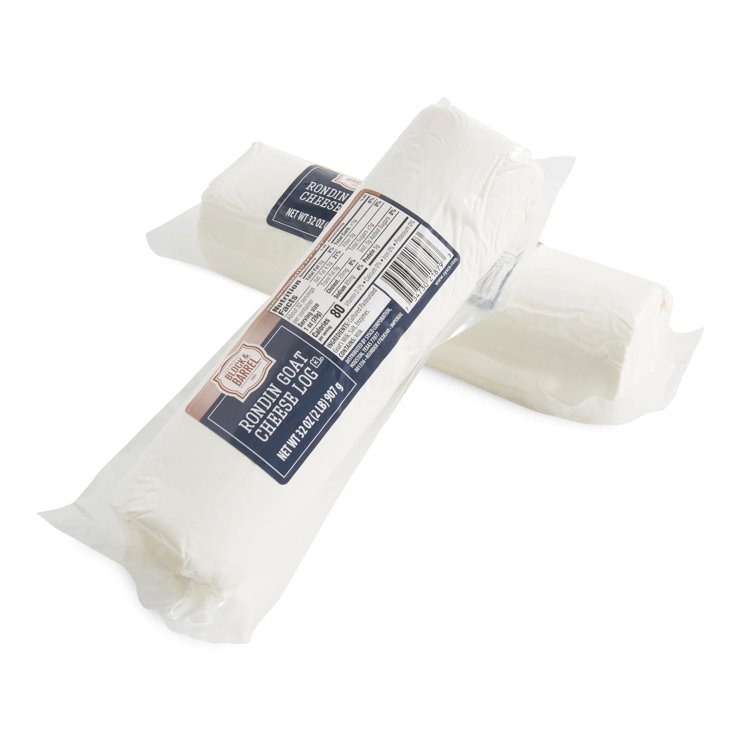 Wholesale Block & Barrel Rondin Goat Cheese 2 Lb Log- Bulk