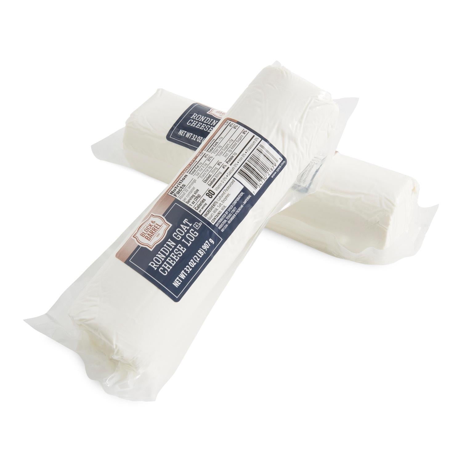 Wholesale Block & Barrel Rondin Goat Cheese 2 Lb Log- Bulk