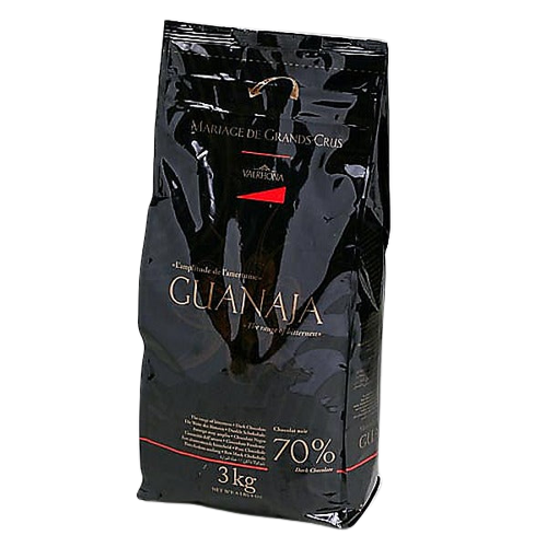 Wholesale Valrhona's Marriage de Grands Crus Guanaja Chocolate Feves 3 kg-1ct Case Bulk