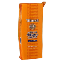 Wholesale Tillamook County Creamery Medium Cheddar 10 lb-1ct Case Bulk
