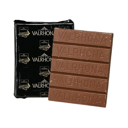 Wholesale Valrhona Jivara Milk Chocolate Block 3 kg-1ct Case Bulk