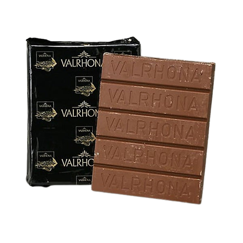 Wholesale Valrhona Jivara Milk Chocolate Block 3 kg-1ct Case Bulk