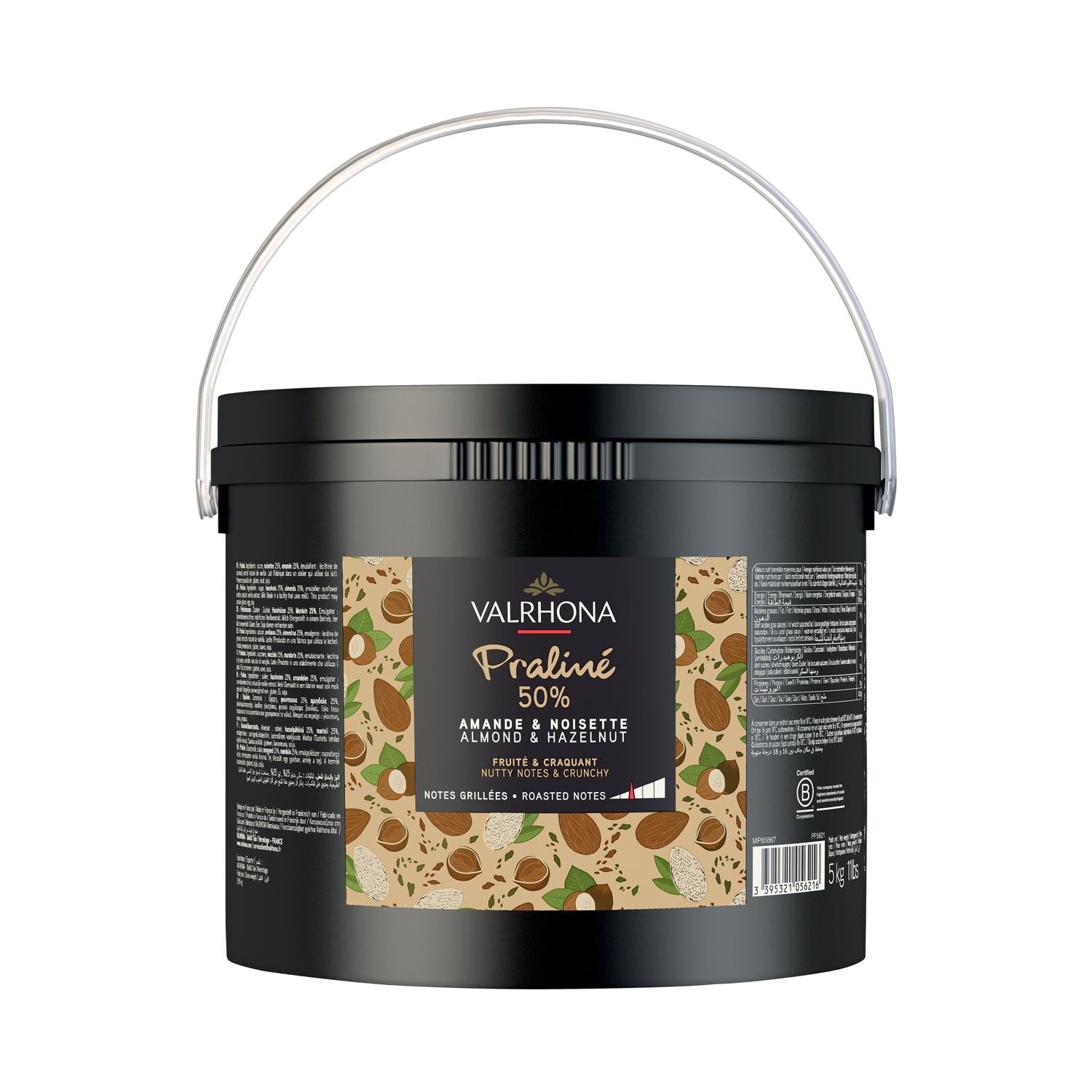 Valrhona 50% Amande Noisette Almond Hazelnut Praline Paste 5 kg