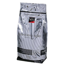 Wholesale Valrhona Equatoriale Noire Dark 55% Chocolate Feves 3 kg- Bulk