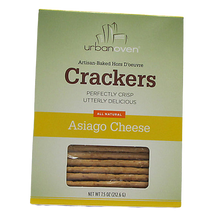 Wholesale Urban Oven Crackers Asiago Cheese 7.5 oz Case-12ct Case Bulk