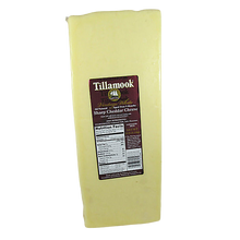 Wholesale Tillamook County Creamery Vintage White Sharp Cheddar 10 lb-1ct Case Bulk