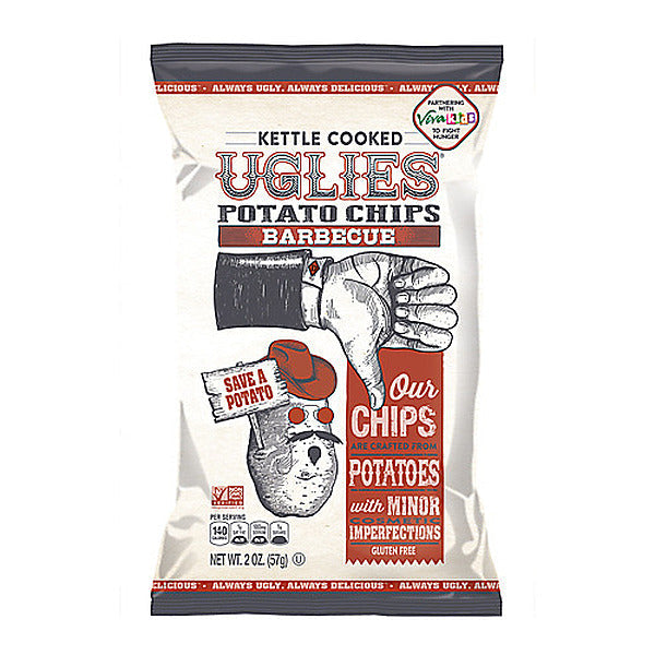 Uglies Barbecue Kettle Chips 2 oz Bag