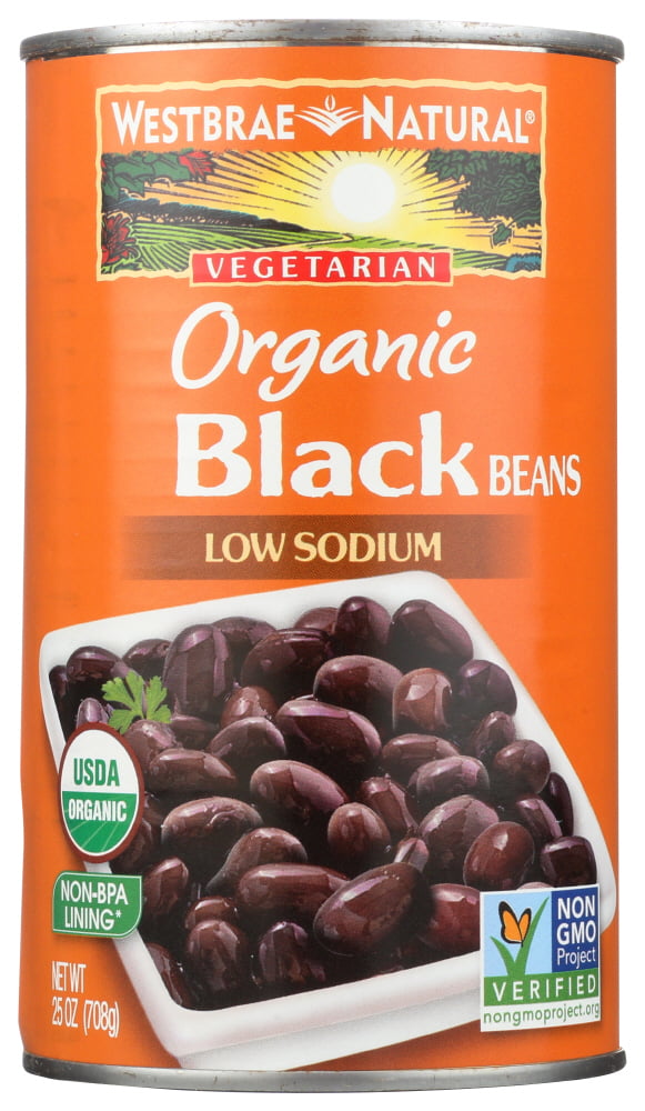 Westbrae Foods Black Beans 25 Oz