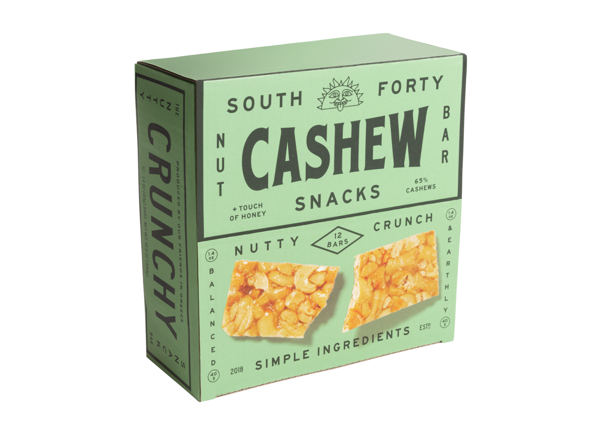 Wholesale South Forty Cashew Nut 1.4 Oz Bar- Bulk