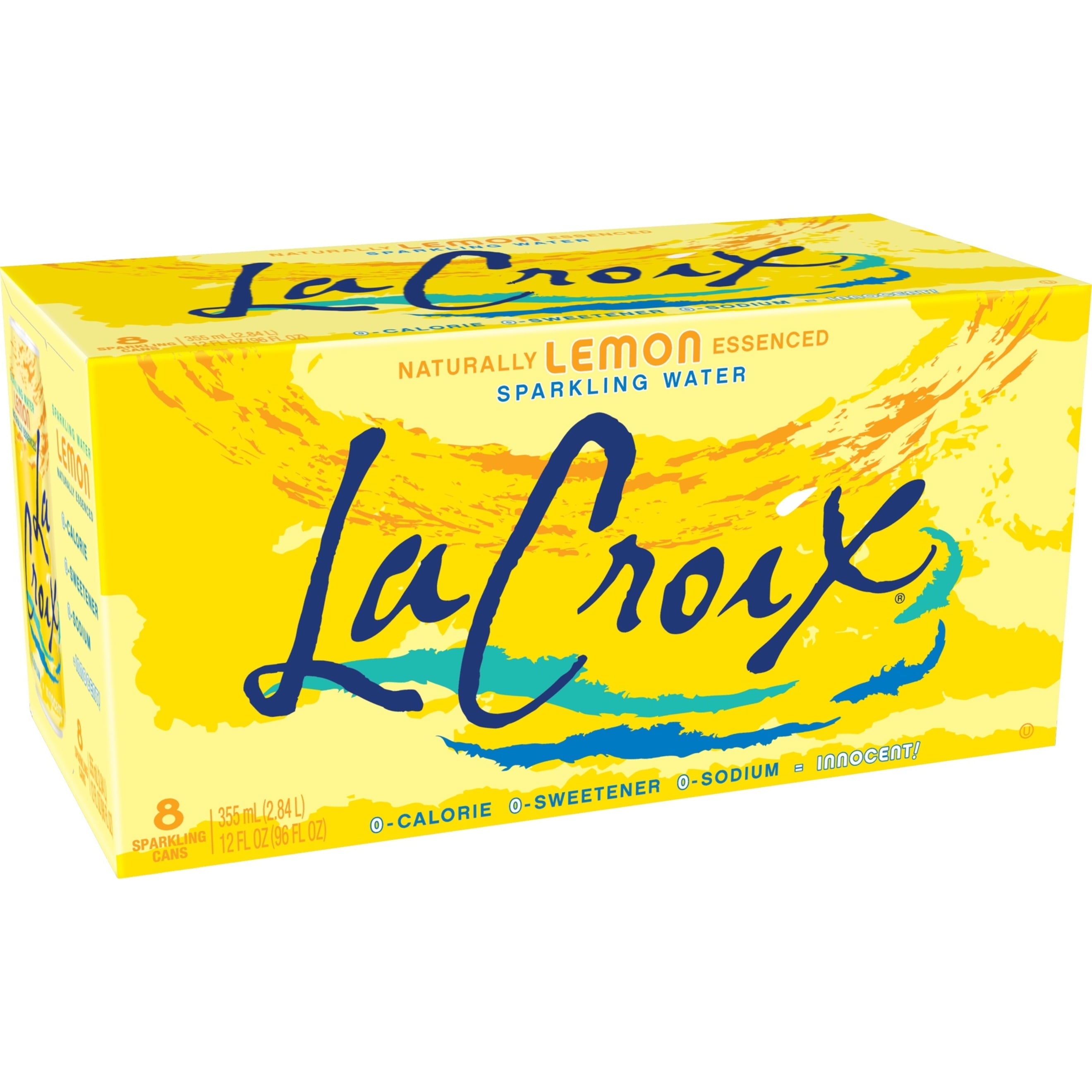 La Croix Lemon Sparkling Water 8 oz Can