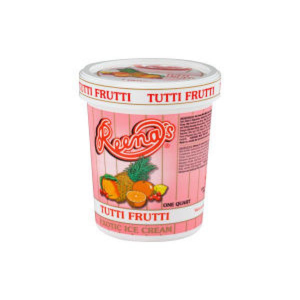 Wholesale Reena's Tutti Frutti Ice Cream 1/2 Gallon- Bulk