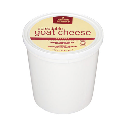 Vermont Creamery Spreadable Goat Cheese Tub 5lb