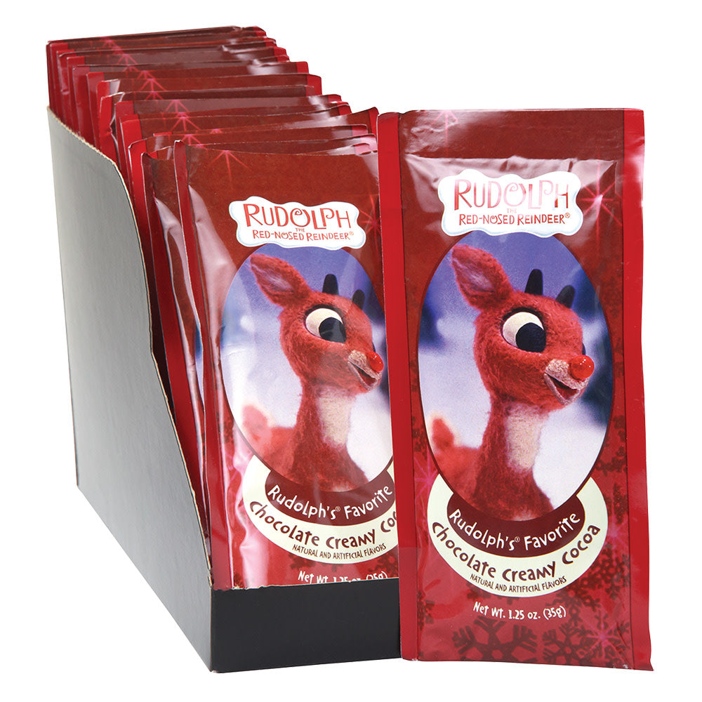 Wholesale Rudolph Hot Cocoa Packet 1.25 Oz- Bulk