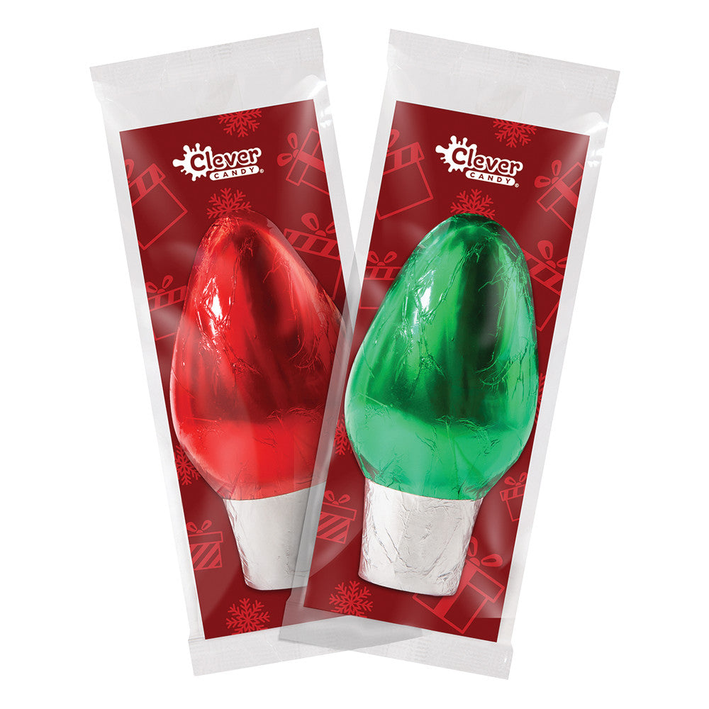 Wholesale Müttenberg Candy Solid Milk Chocolate Foiled Christmas Lights 3 Oz-18ct Case Bulk