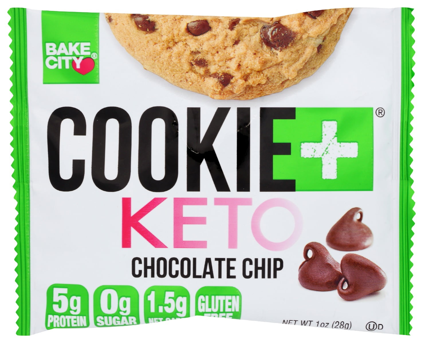 Bake City Usa Cookie Keto Choco Chip 1 oz Bag