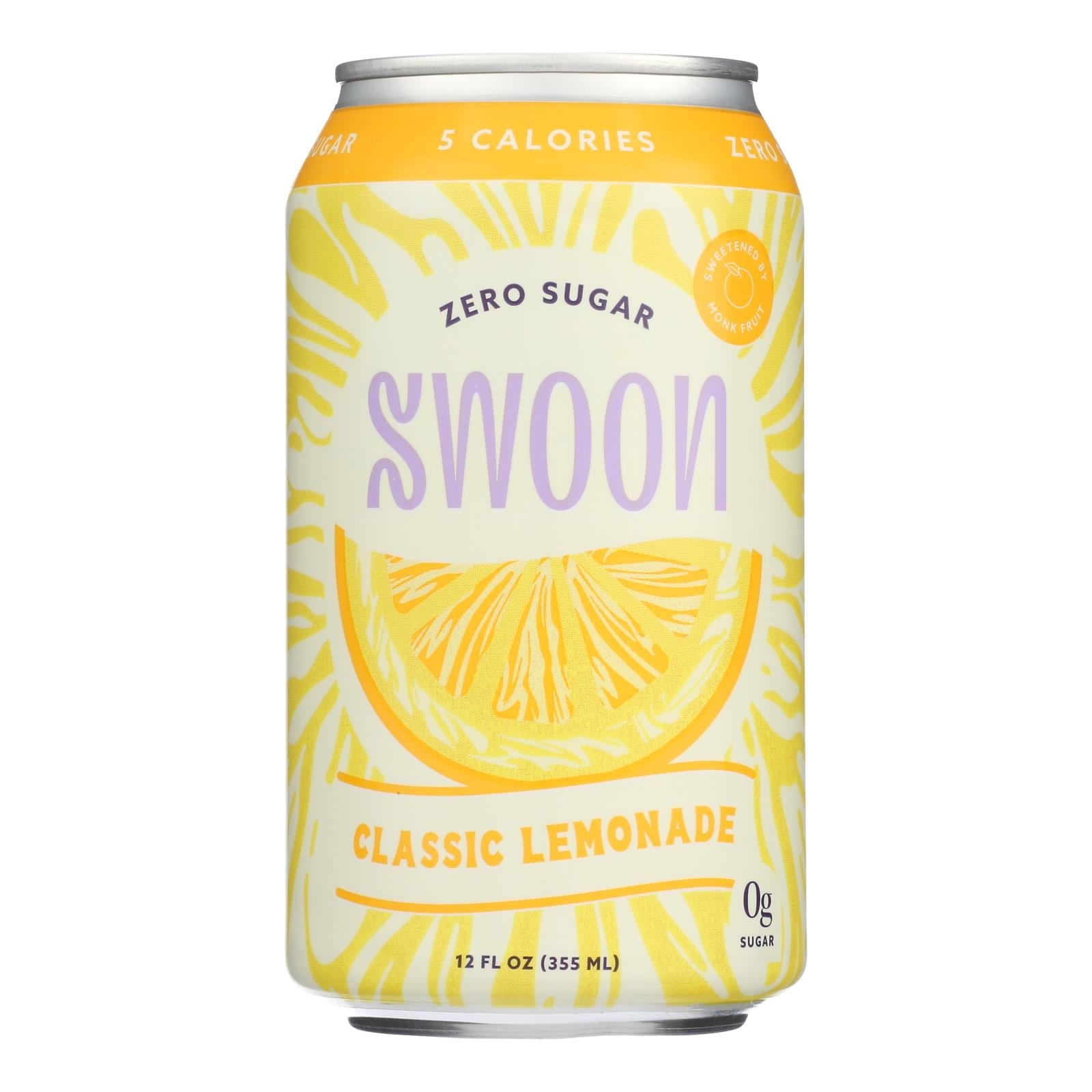 Swoon Zero Sugar Classic Lemonade 12 Fl Oz
