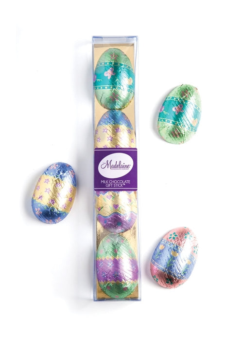 Wholesale Madelaine Chocolate 3 Oz. Pastel Egg Gift Stick® (4 Pc)- Bulk