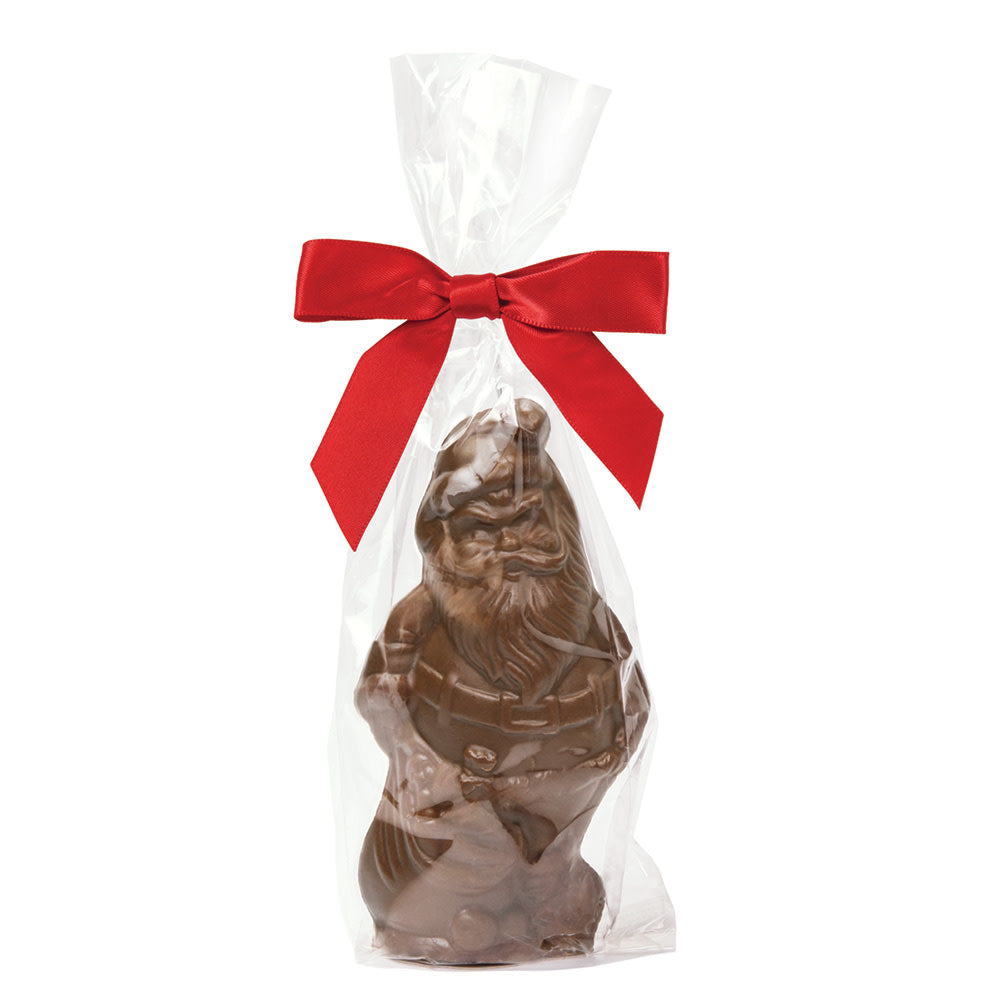 Wholesale Nancy Adams Solid Milk Chocolate Santa 7 Oz-12ct Case Bulk