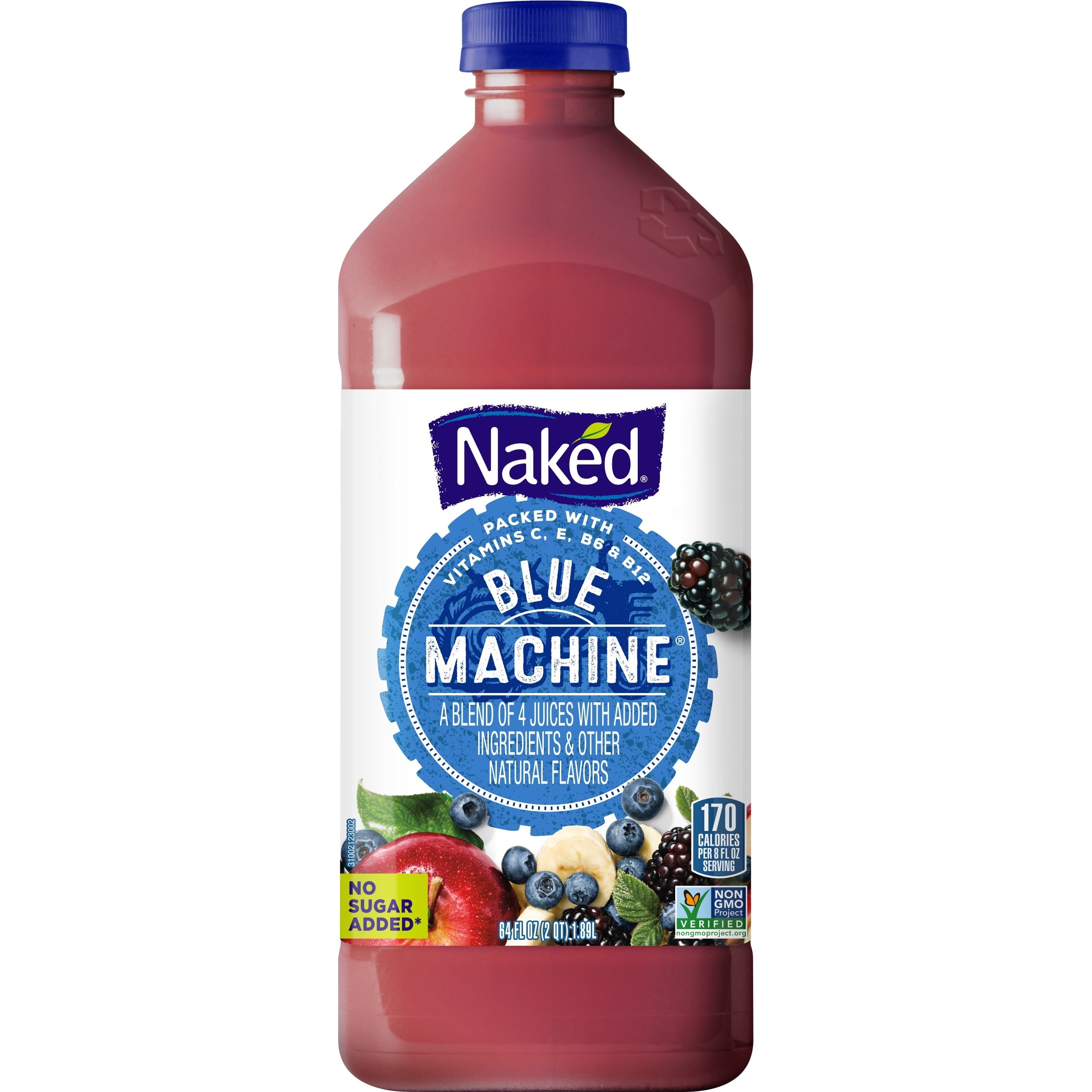 Naked Juice Smoothie Boosted Blue Machine 64 Fl Oz