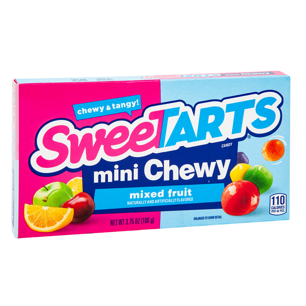 Wholesale Sweetarts Mixed Fruit Mini Chewy 3.75 Oz Theater Box-12ct Case Bulk