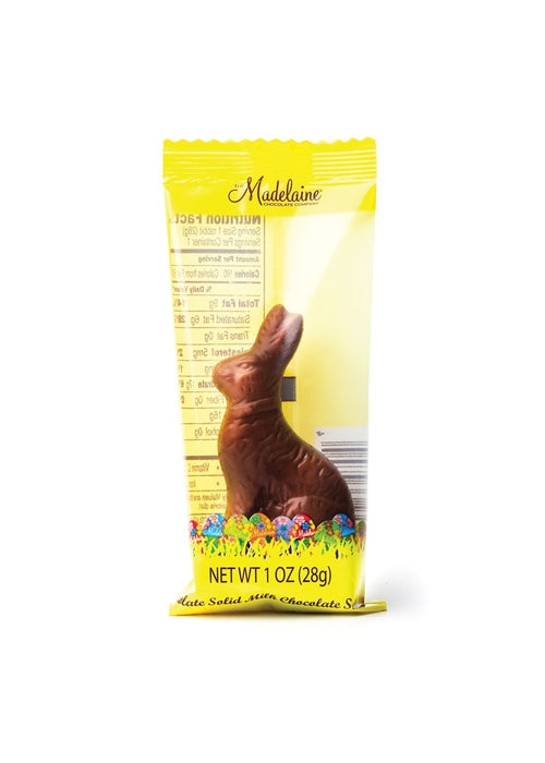 Madelaine Chocolate 1 Oz. Sitting Rabbit Cello Bag