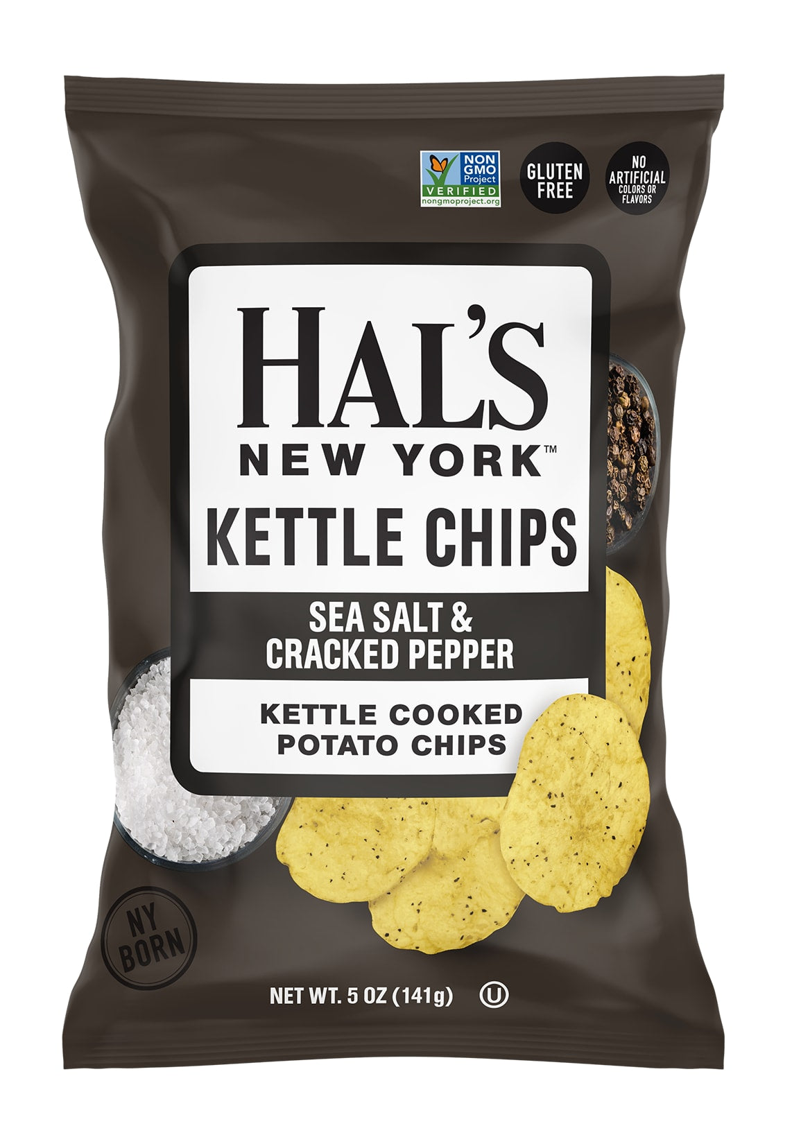 Hals Ny Chips 12/Large Sea Salt & Cracked Pepper