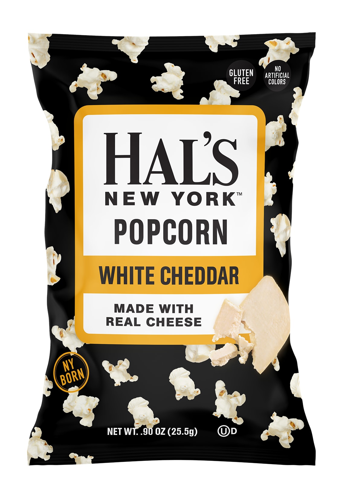 Hals Ny Popcorn 24/.90 Oz Pack White Cheddar Small Bag