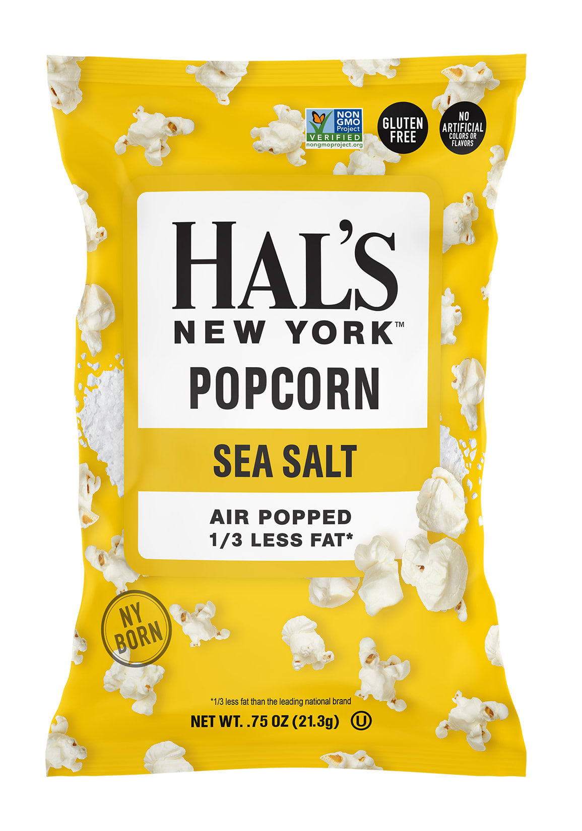 Hals Ny Popcorn 24/.75 Oz Small Sea Salt