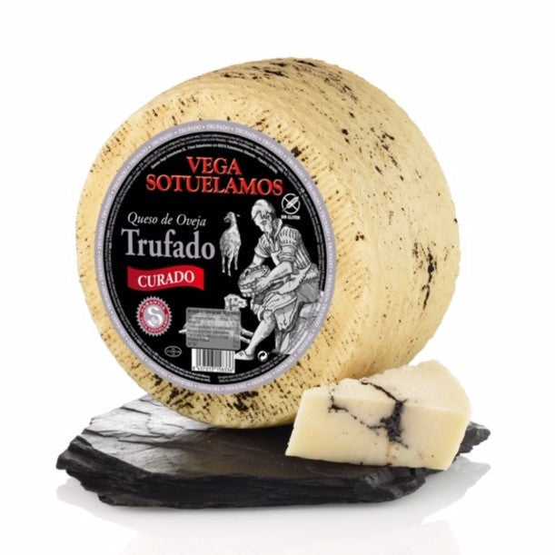 Wholesale Vega Sotuelamos Sheep Cheese with Truffle Cheese 6.6 LB-2ct Case Bulk